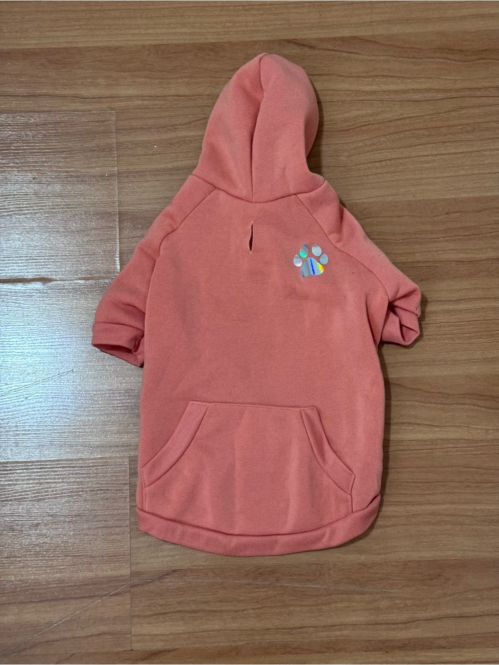 Top Paw Pink Fleece Dog Hoodie Small - Picture 2 of 2